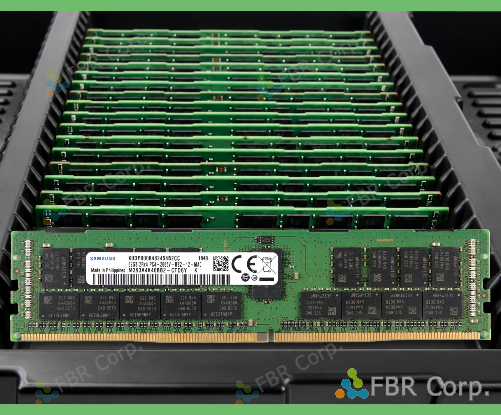 Grade A Samsung 32GB PC4-2666V DDR4 2Rx4 RDIMM RAM M393A4K40BB2-CTD LOT