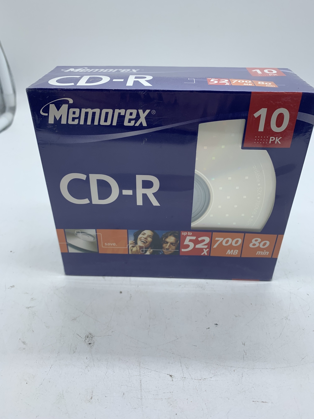 SEALED LOT OF 10 Memorex CD-R 52X 700MB 80 Min w/ 