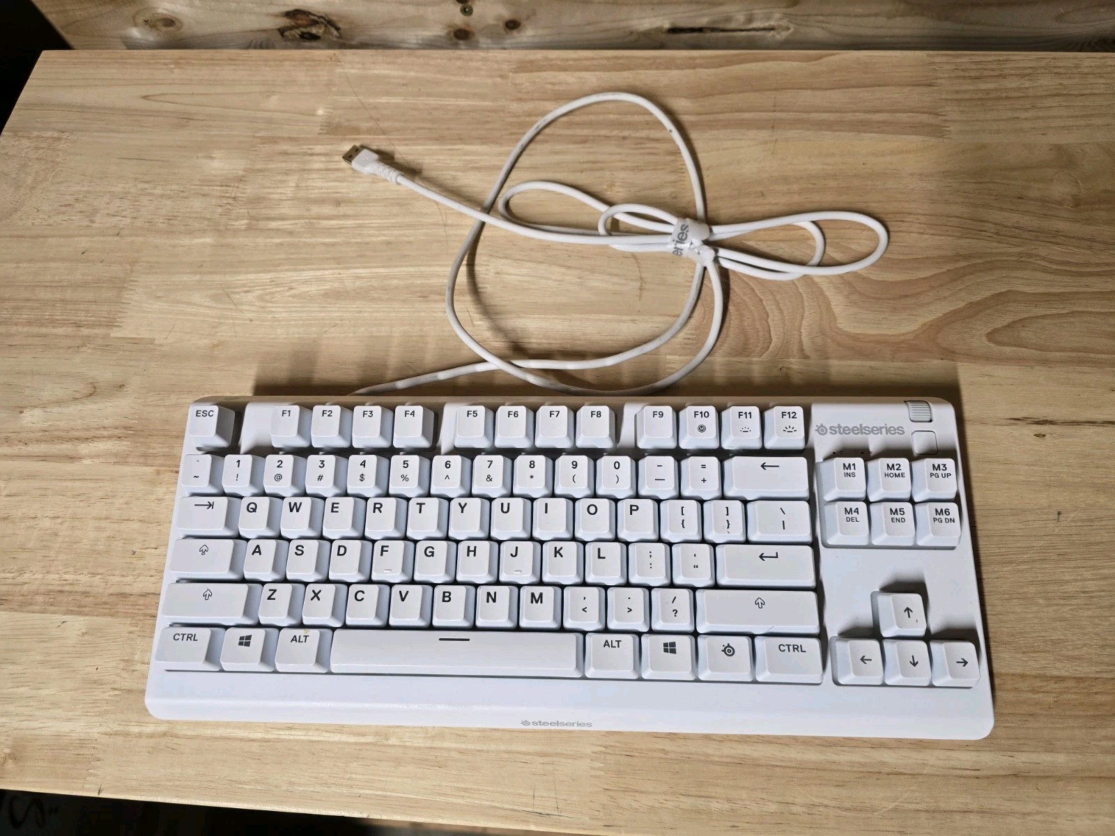 SteelSeries Apex Pro TKL Gen 3 White RGB Gaming Keyboard Wired