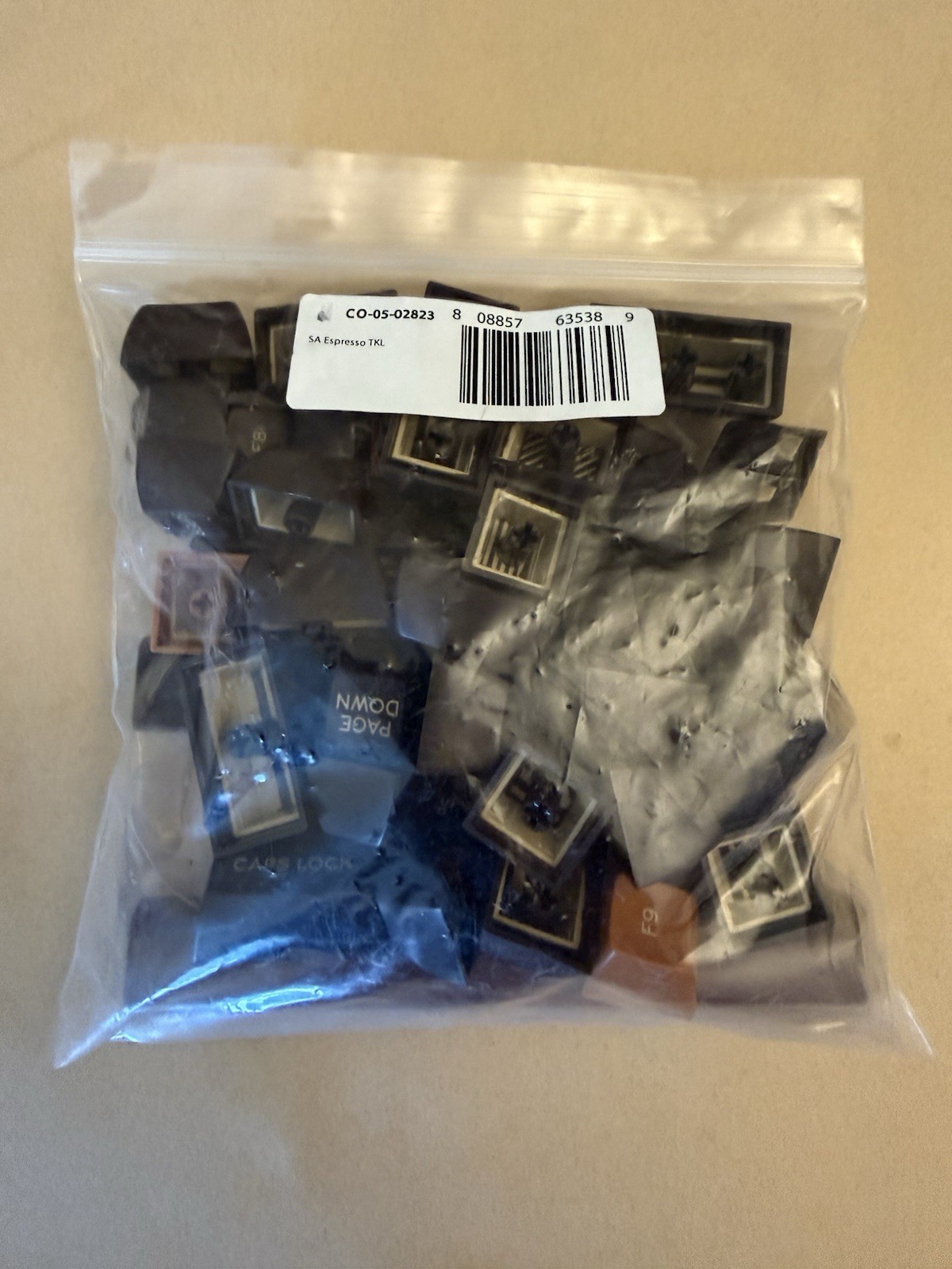 SP SA Espresso TKL Modifier Keycaps Signature Plastics Doubleshot ABS MX JPoc 