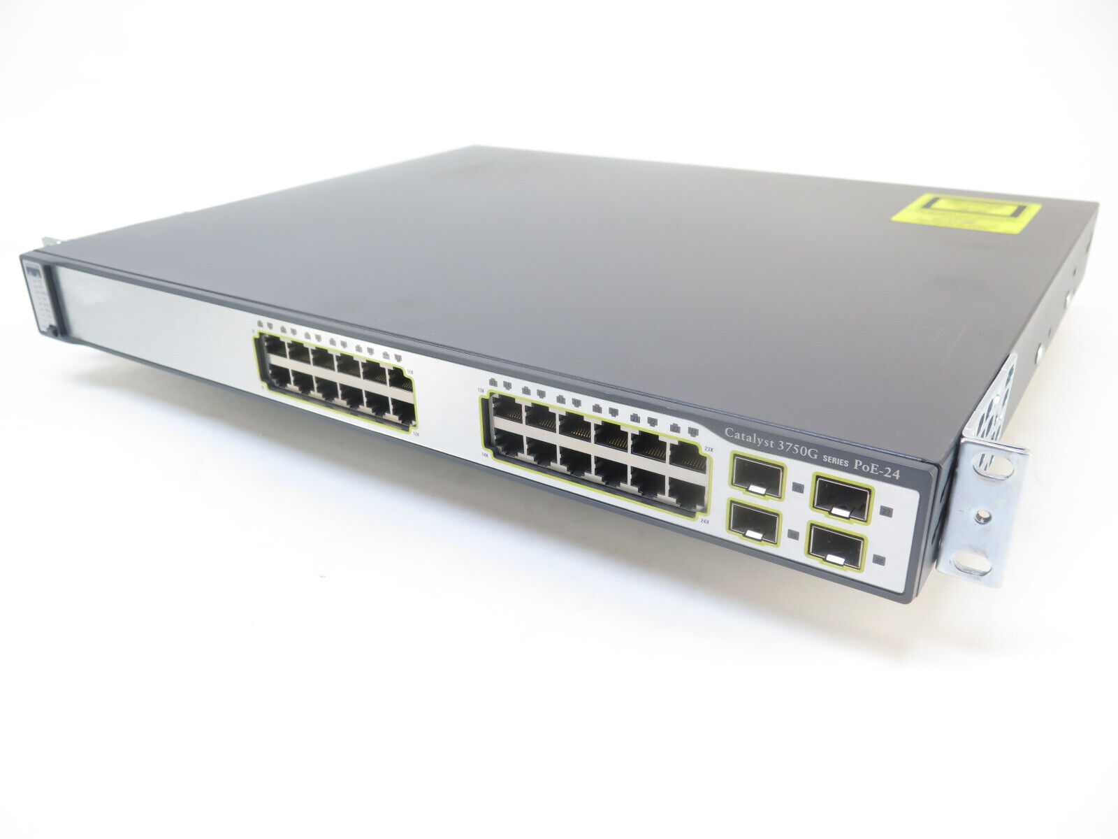 Cisco 3750G WS-C3750G-24PS-S V06 24-Port PoE Managed Gigabit Network Switch