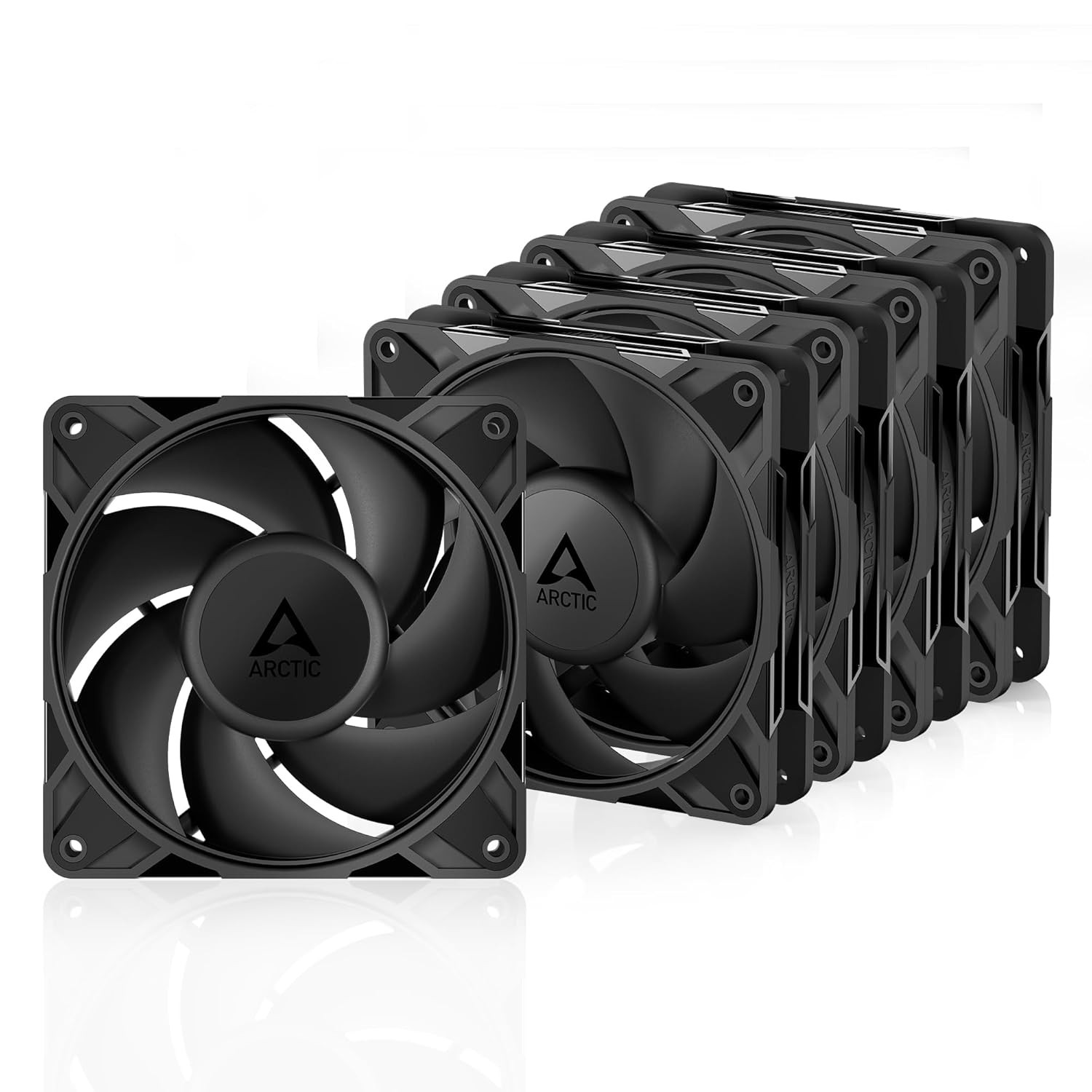 ARCTIC P12 Pro PST 120mm PWM Fans 5 Pack Premium Computer Case Fans mm Fans 5
