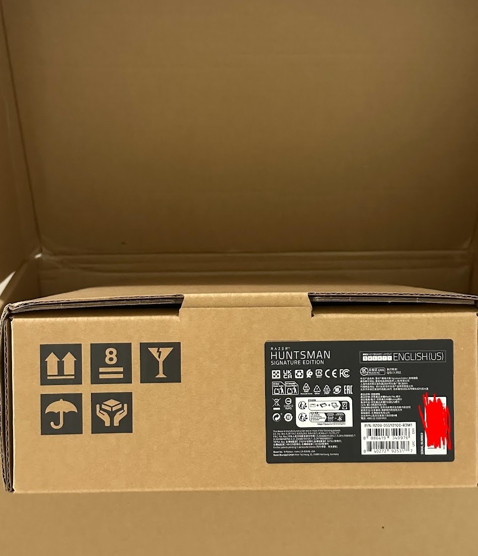 Razer Huntsman Signature Edition Limited Edition Keyboard /1337
