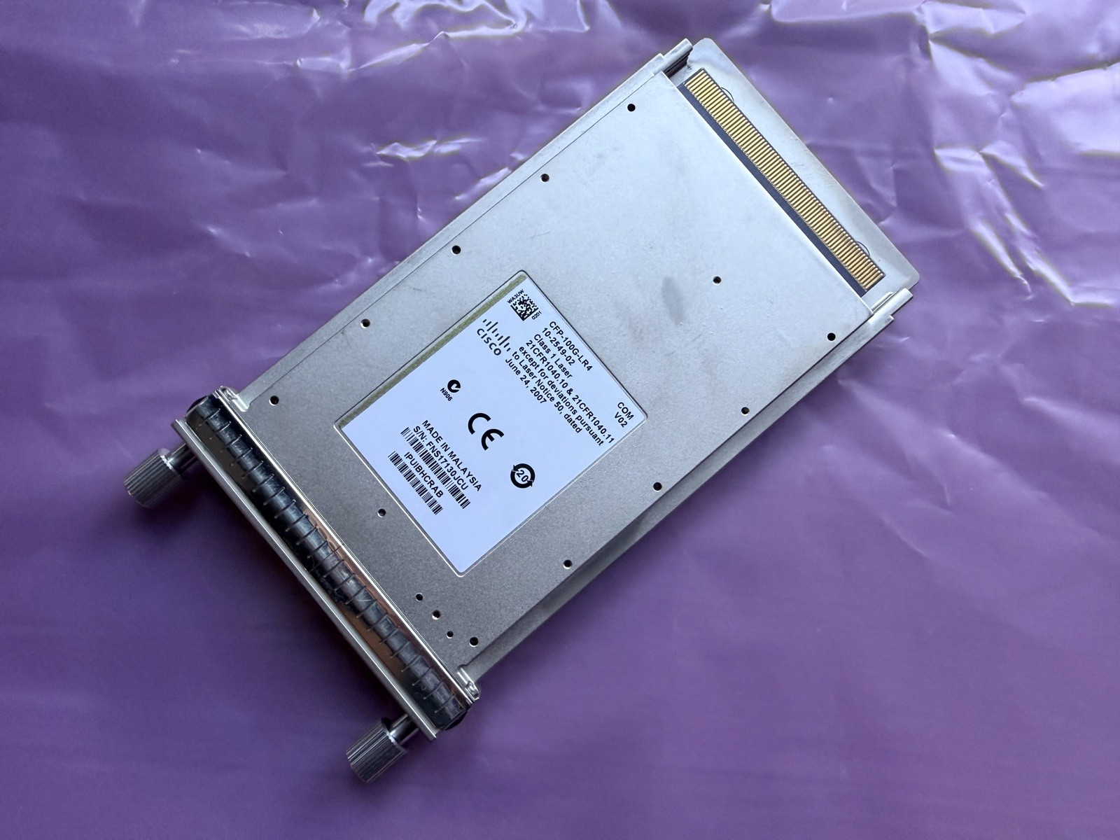 CISCO CFP-100G-LR4 100G BASE Optical Transceiver CFP Optic