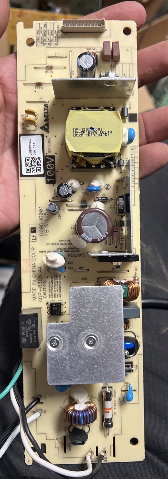 Brother MFC-L2710DW D00DHG001 Low Voltage Power Board w/Power Cord MFC-L2717DW