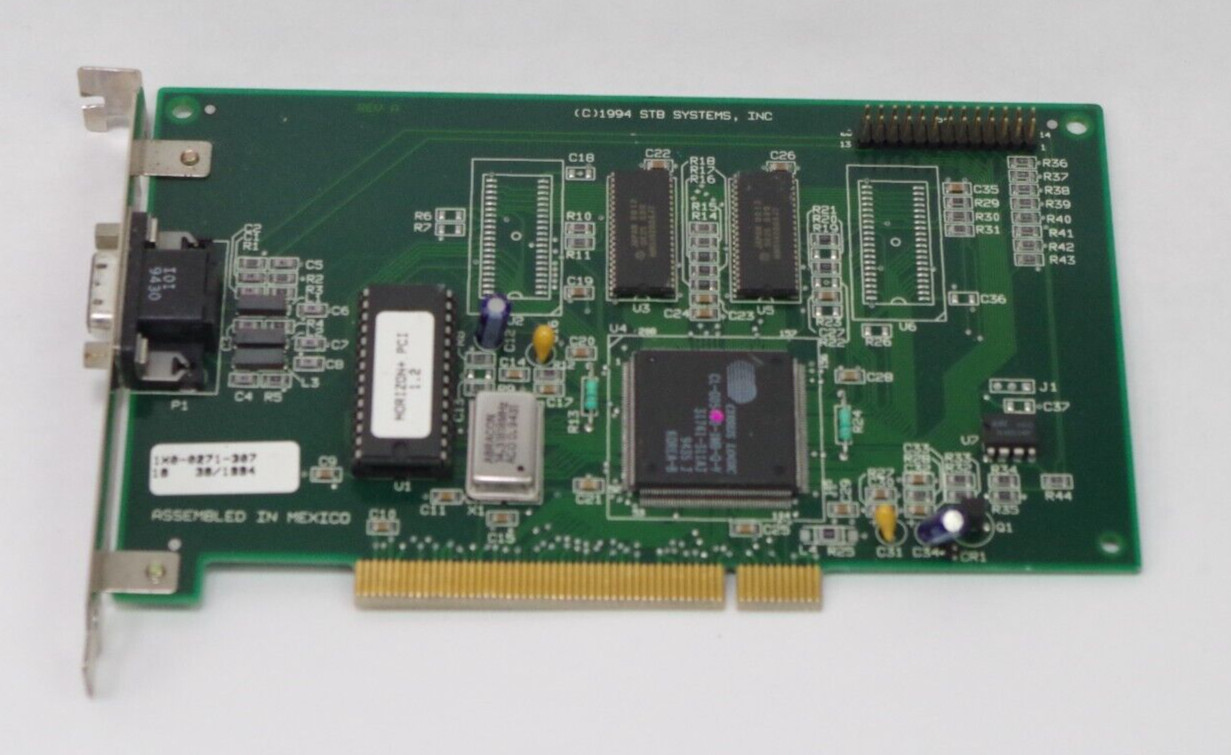 STB Horizon+ PCI v1.2 1MB VGA Video Accelerator, 1X0-0271-307