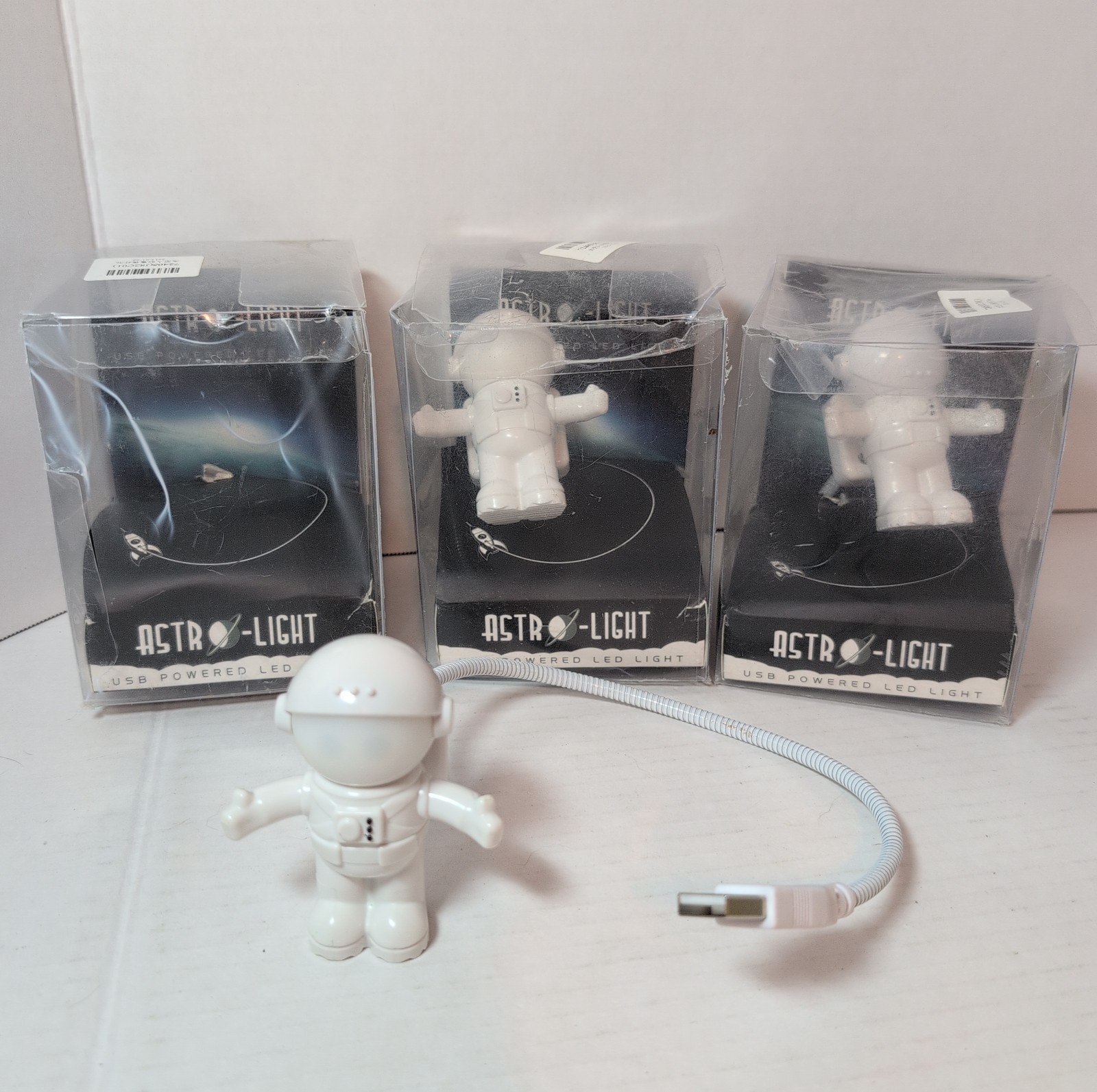 Astronaut Spaceman Light Accessory USB Computer Desktop Laptop x3