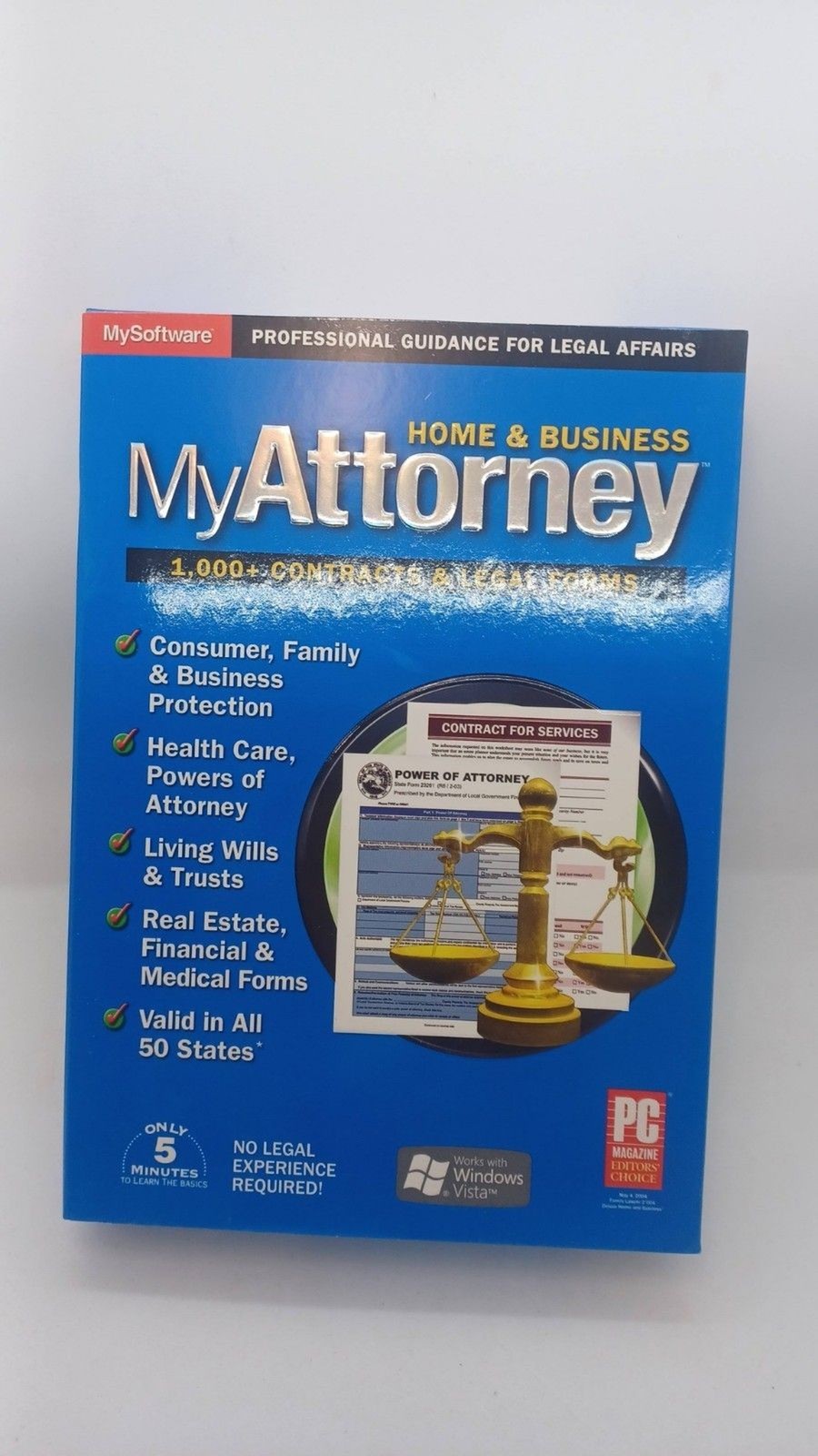 New Sealed Home & Business My Attorney Software