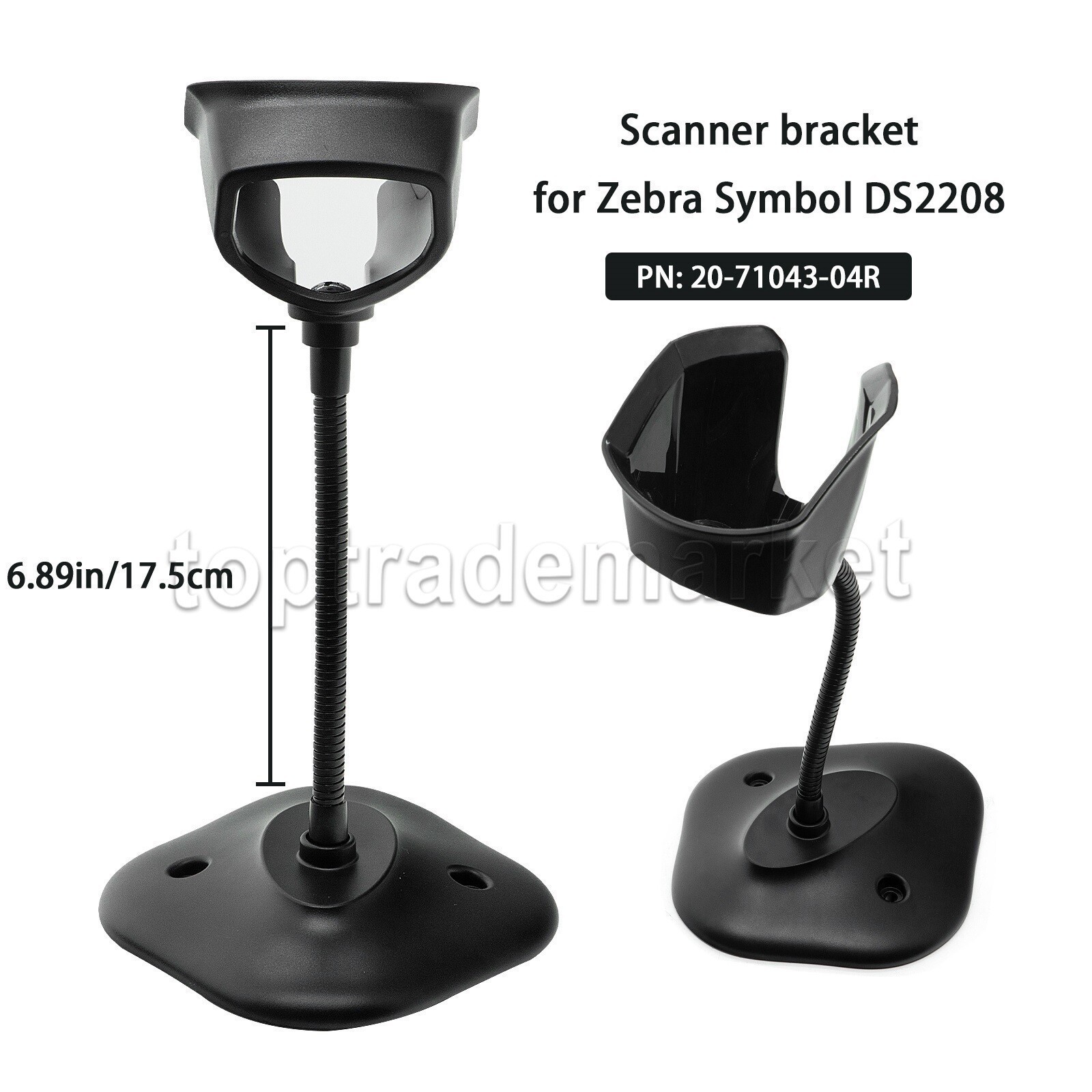 2PCS Scanner Adjustable Bracket For Zebra Symbol DS2208 DS4308 DS8108 DS2278