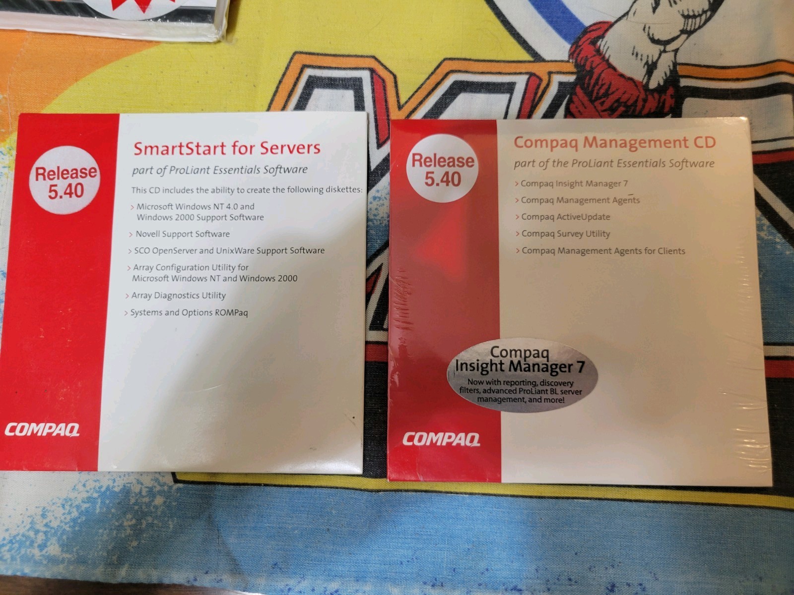 Compaq SmartStart for Servers Release 5.40 CD & Compaq Management CD  NEW/SEALED