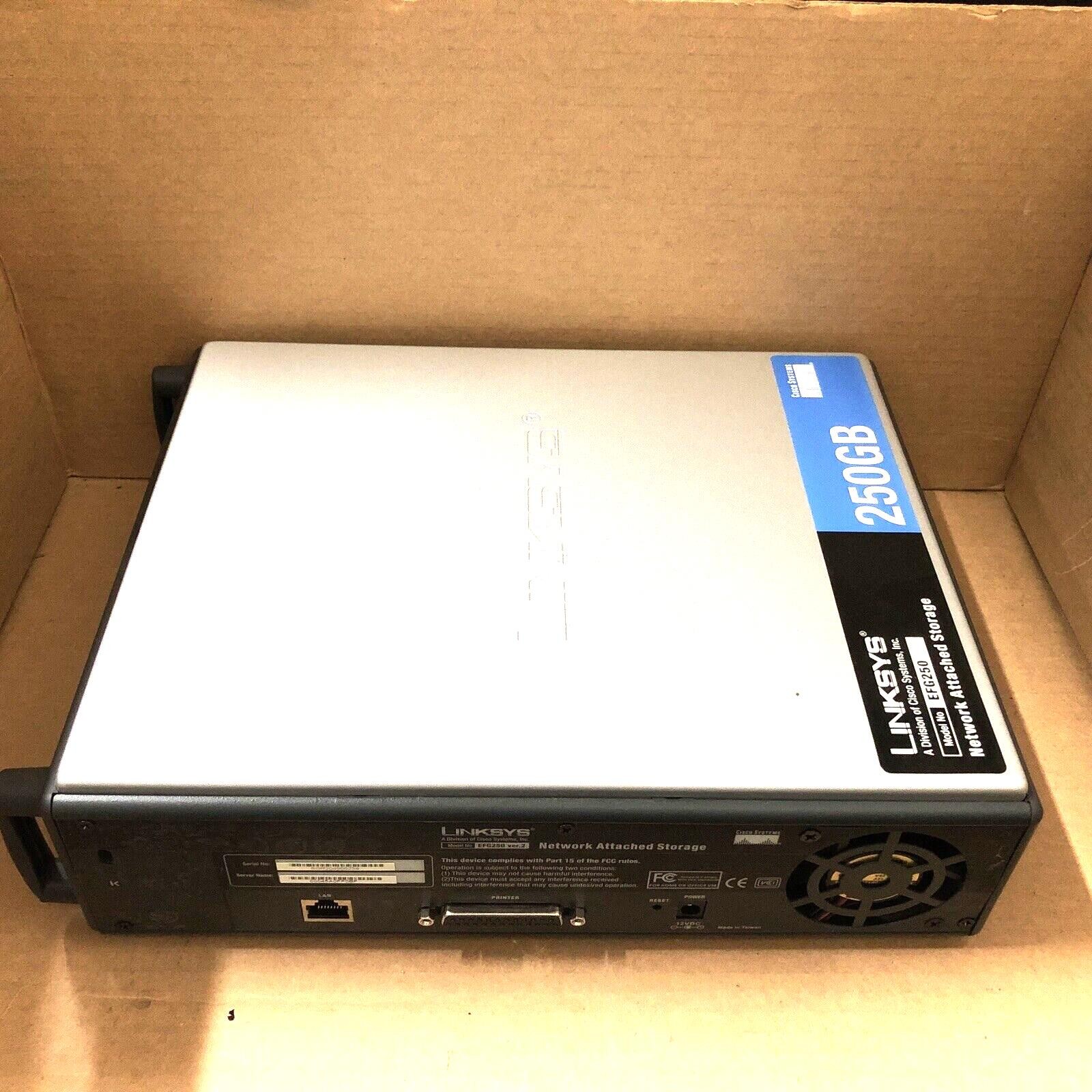 $ Linksys EFG250 Ver 2 Network Attached Storage Unit /W AC