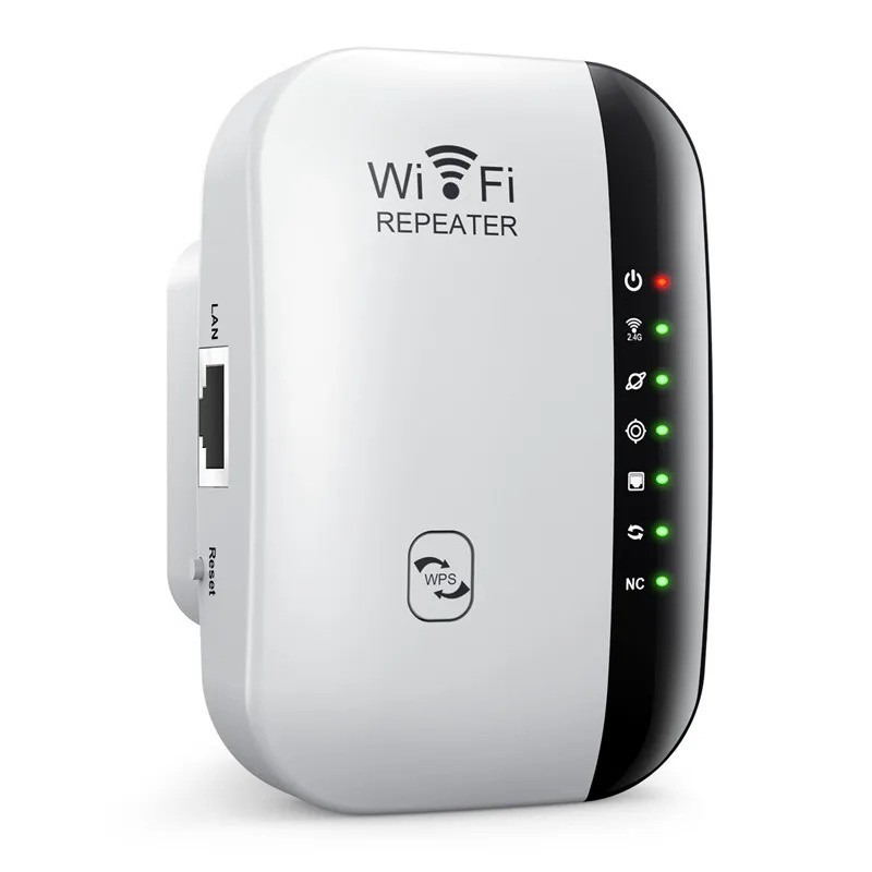 WiFi Extender WiFi Signal Booster Up To 3000sq.ft 300Mbps 32 Devices 2.4G
