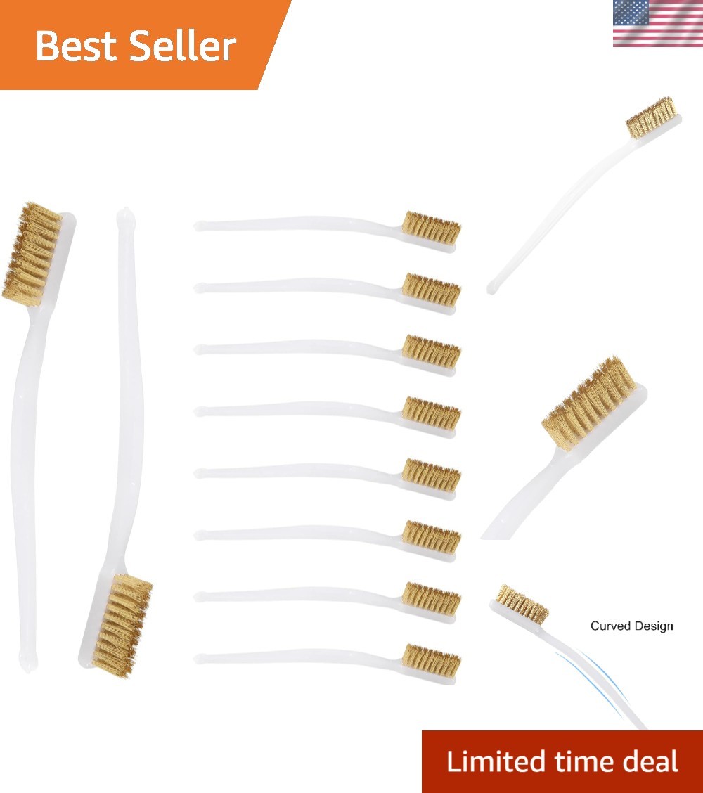 10pcs 3D Printer Copper Wire Nozzle Cleaning Brush Tools Compatible With Hot Bed