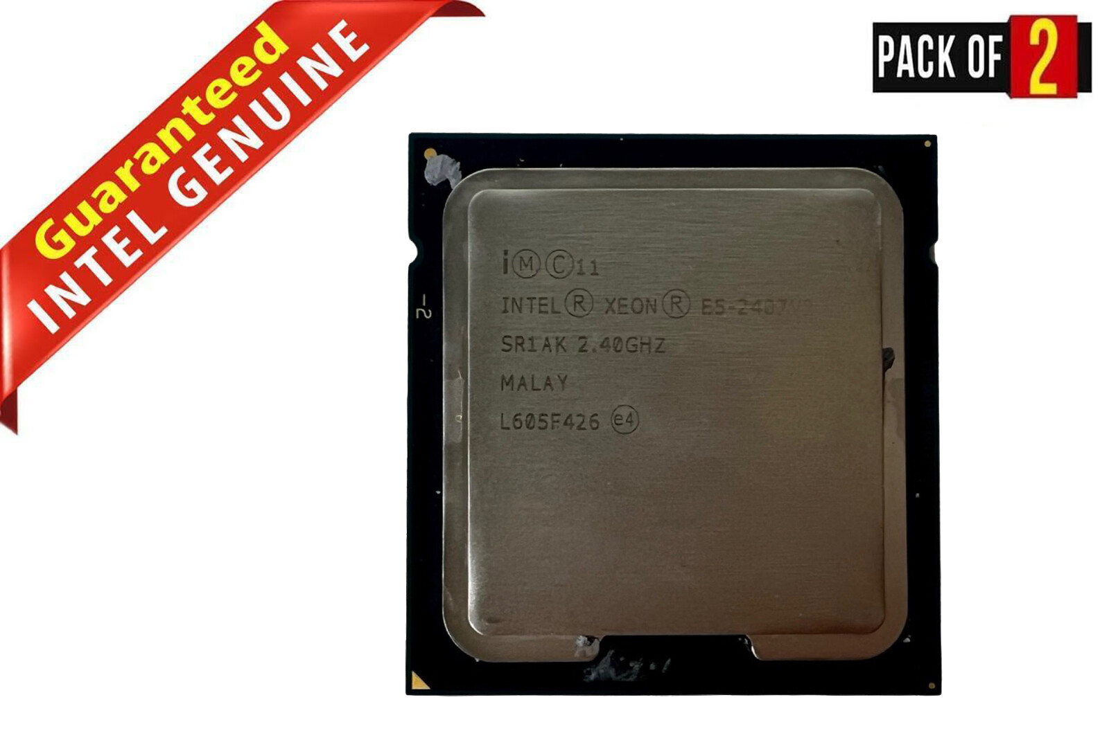 Lot Of 2 Intel Xeon E5-2407 V2 SR1AK 2.4GHz Quad-Core 10M LGA-1356 Processor 80W