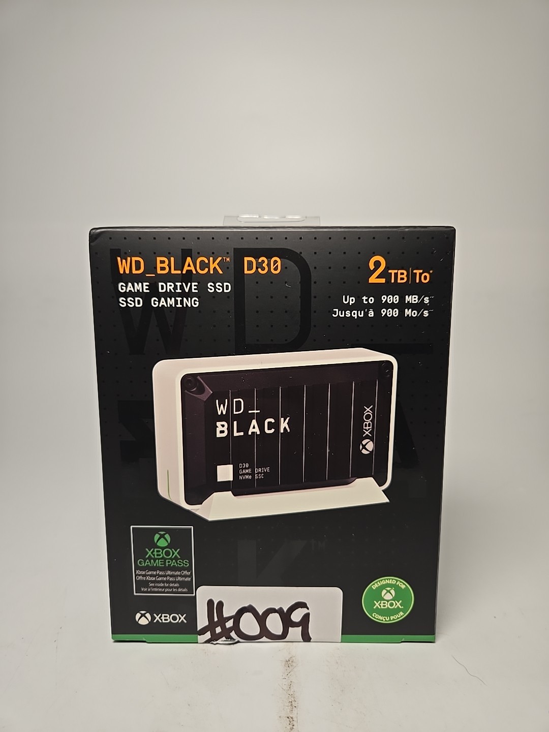 Western Digital WD_BLACK D30 2 TB USB type-C 3.2 WDBATL0020BBW-WESN