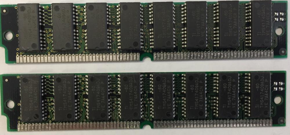 MATCHING 32MB (2 X 16MB) EDO NON-PARITY 60NS SIMM 72 PIN 5V 4X32 MEMORY RAM KIT