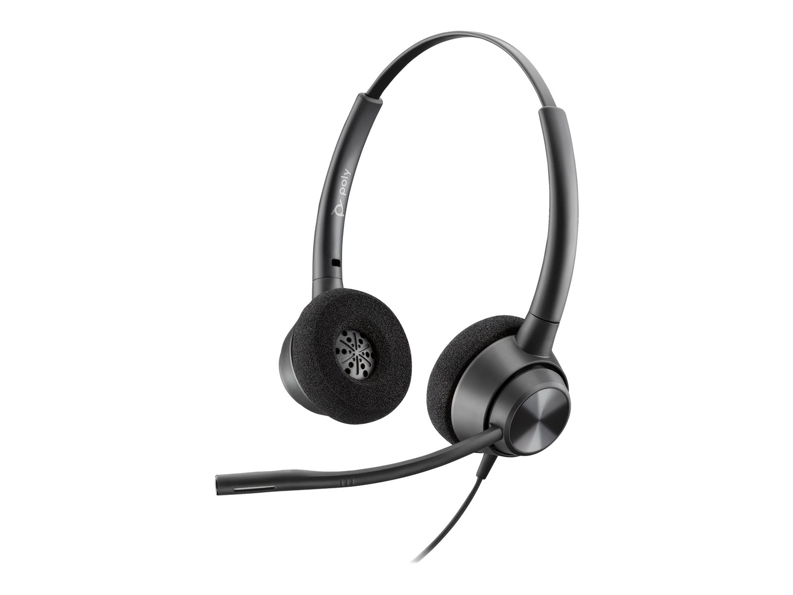Poly EncorePro 320 with Quick Disconnect Binaural Headset TAA (77T26AA)