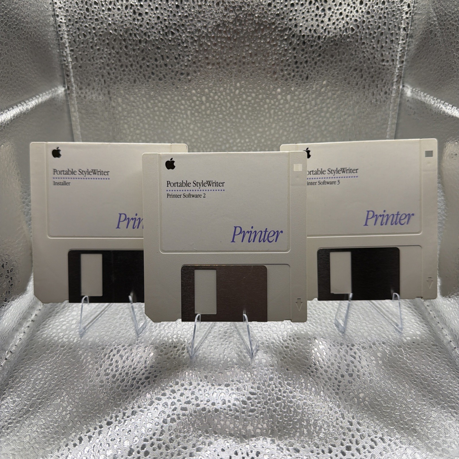 Apple StyleWriter Printer Software 3.5 Floppy Disk Lot Vintage Macintosh 1993 