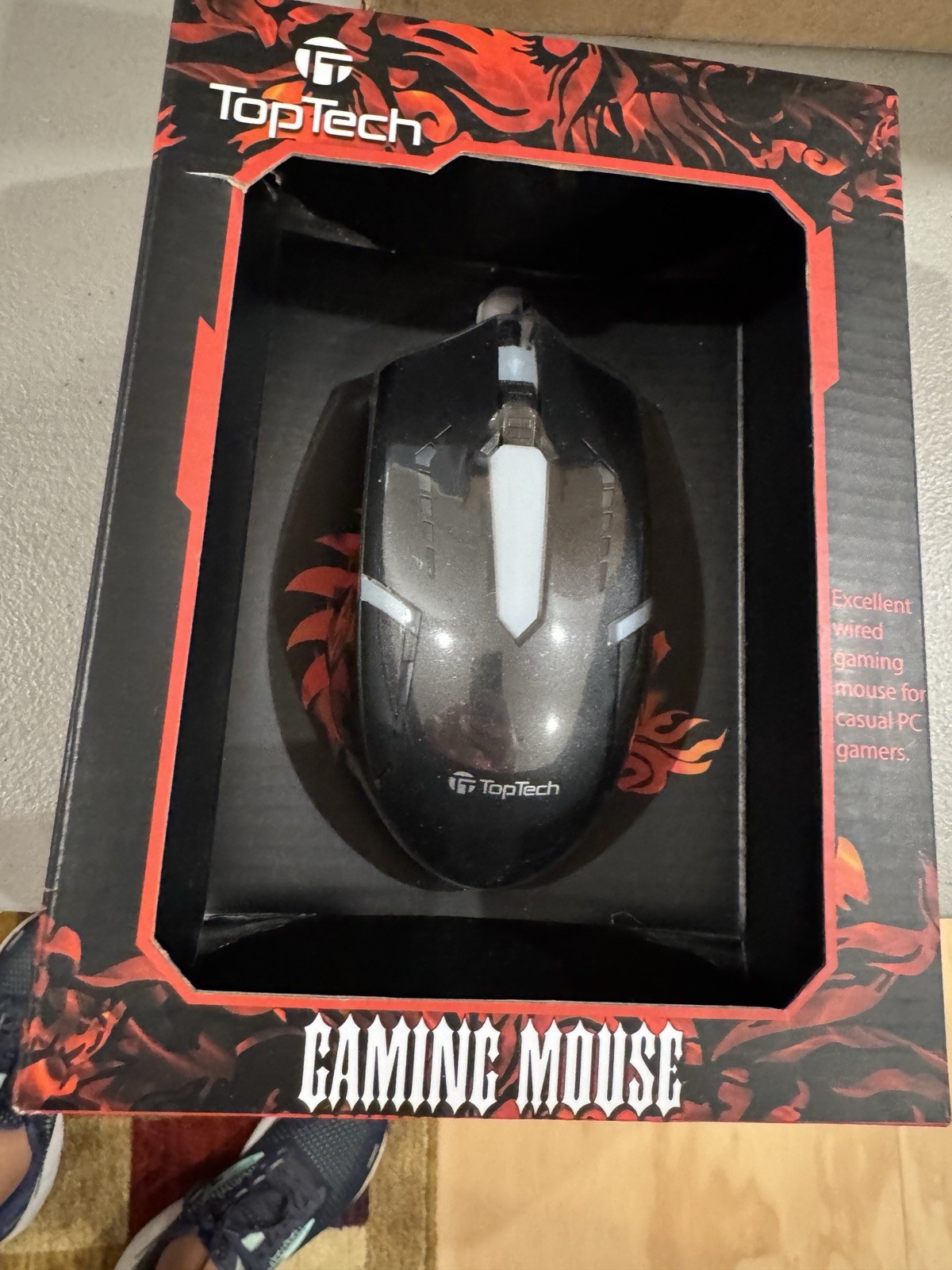 Top-Tech 3d Gaming Mouse Ergonomic Shape