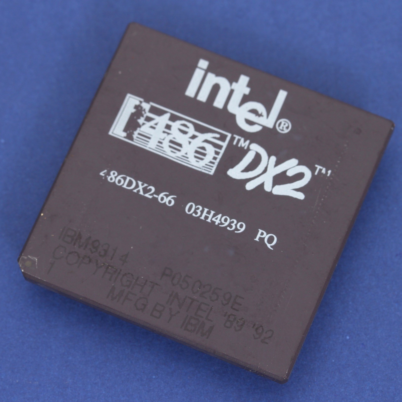 *IBM MADE* Intel 486 DX2 66Mhz CPU Processor 03H4939 PQ 486DX2-66