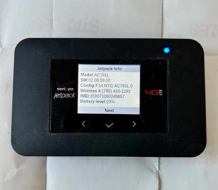 Verizon Netgear Jetpack AC791L WiFi 4G LTE Mobile Hotspot Device