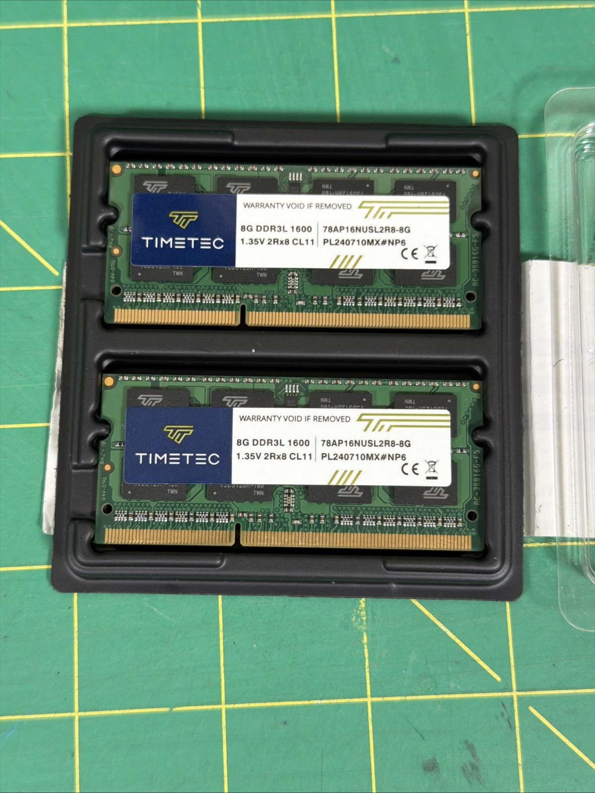 Timetec 16GB KIT(2x8GB) Compatible for Apple DDR3L 1600MHz for Early/Mid/Late...