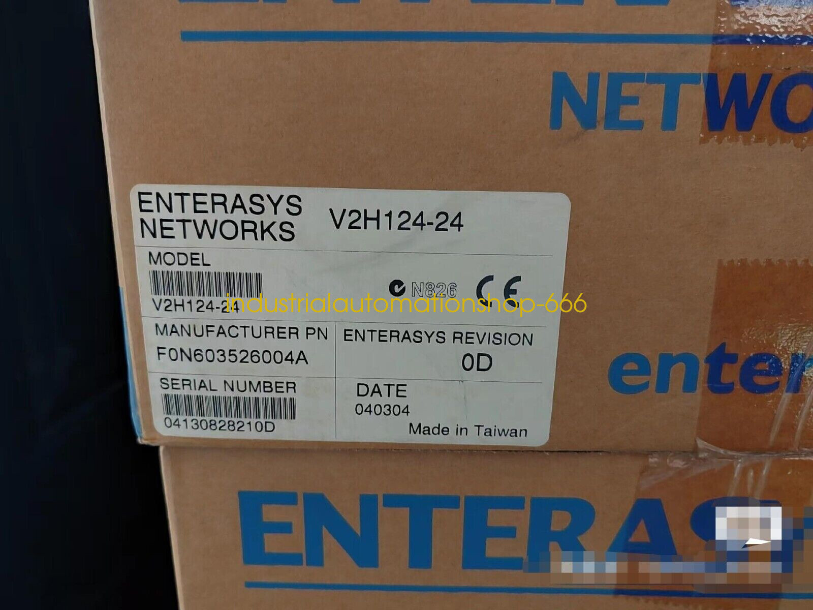 1pc NEW ENTERASYS NETWORKS V2H124-2 Switch Via DHL or FedEX