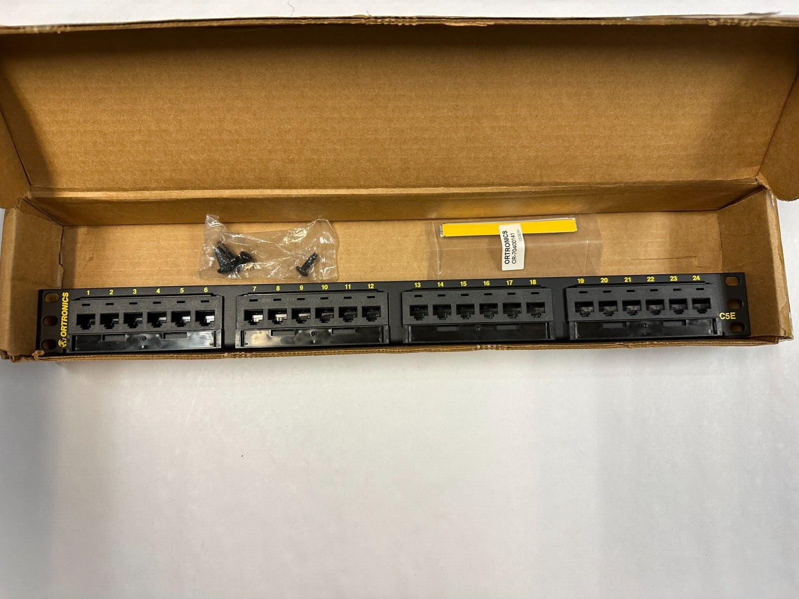 Legrand Ortronics CAT5E Telco Patch Panel OR-PHD5E2124 24 Port 1.75x19 568B 8/8