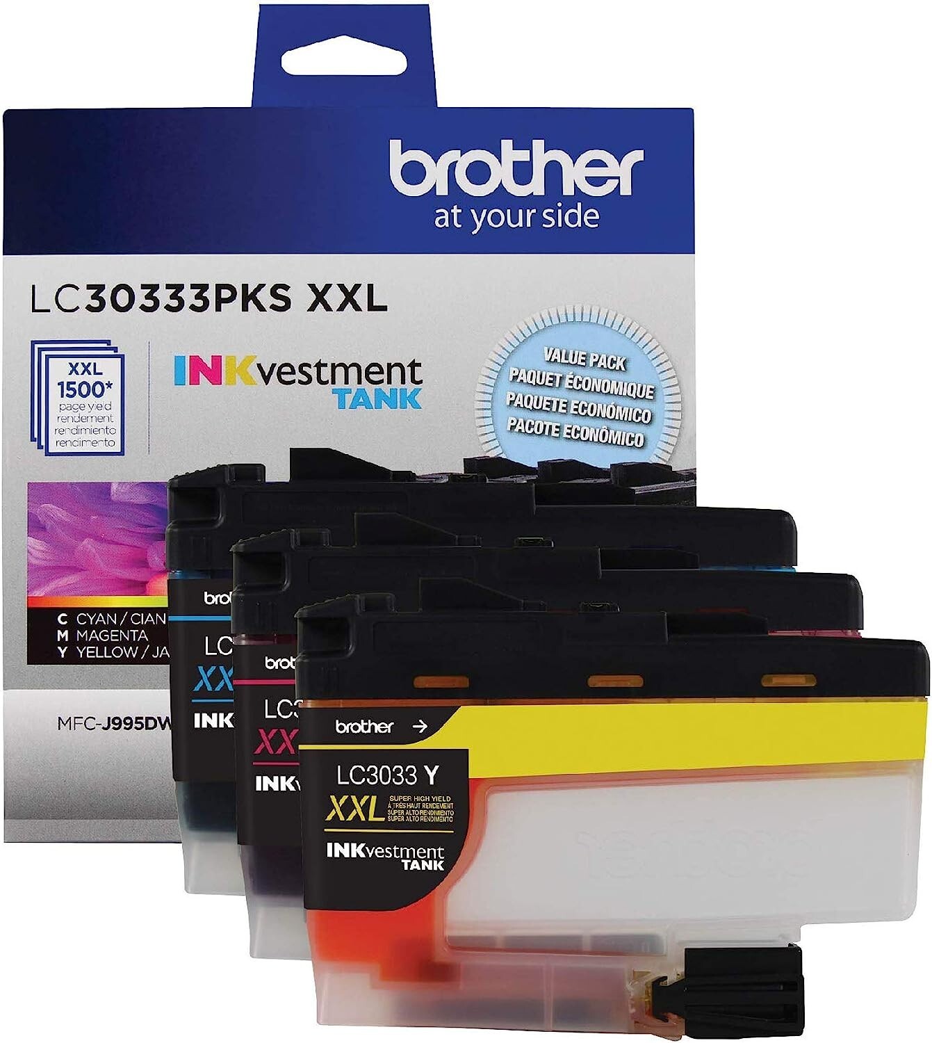 Brother LC30333PKS Multicolor INKvestment Tank Ink Cartridges