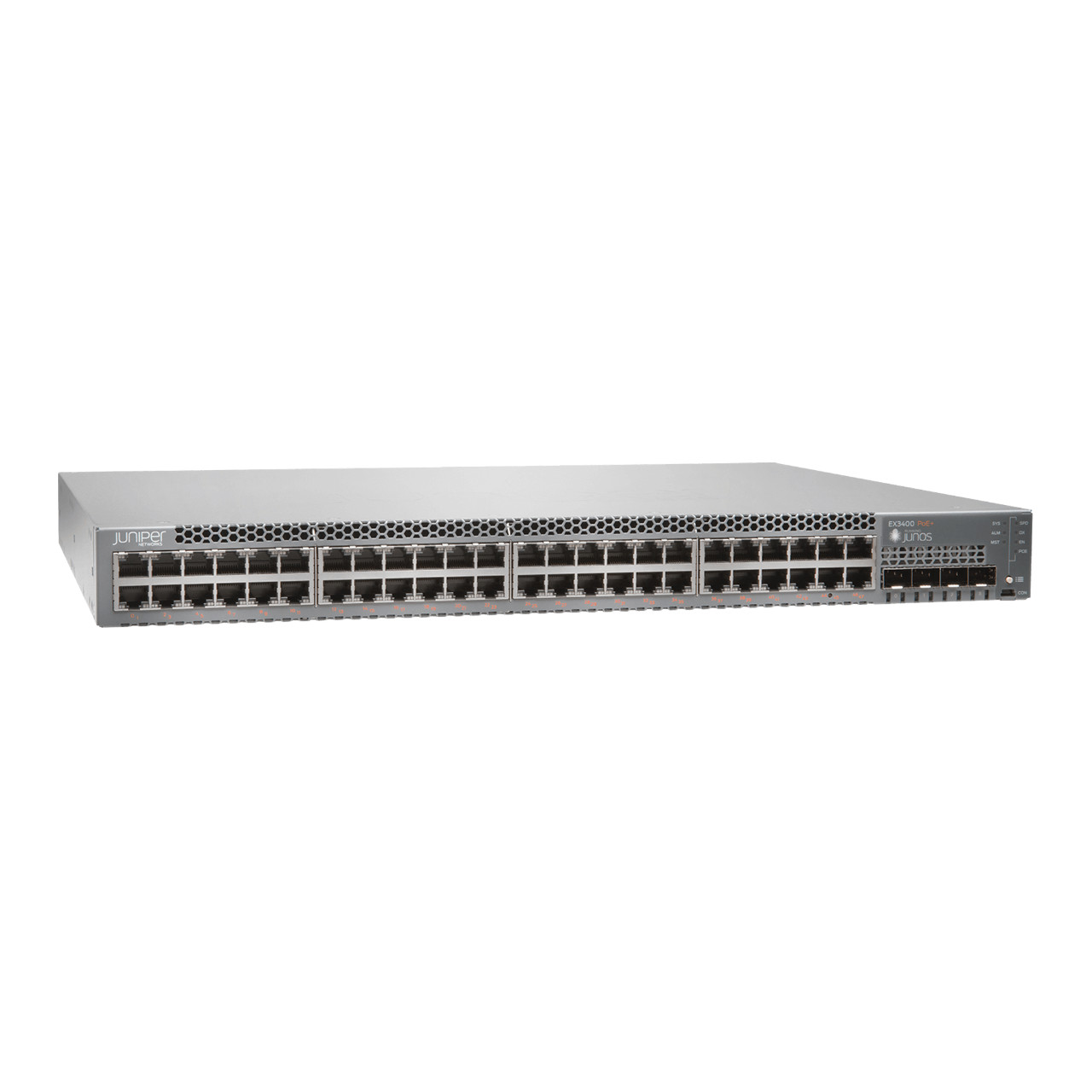 Juniper Networks EX3400-48P | PoE+ Ethernet Switch | 4 SFP+ & 2 QSFP+ Uplinks