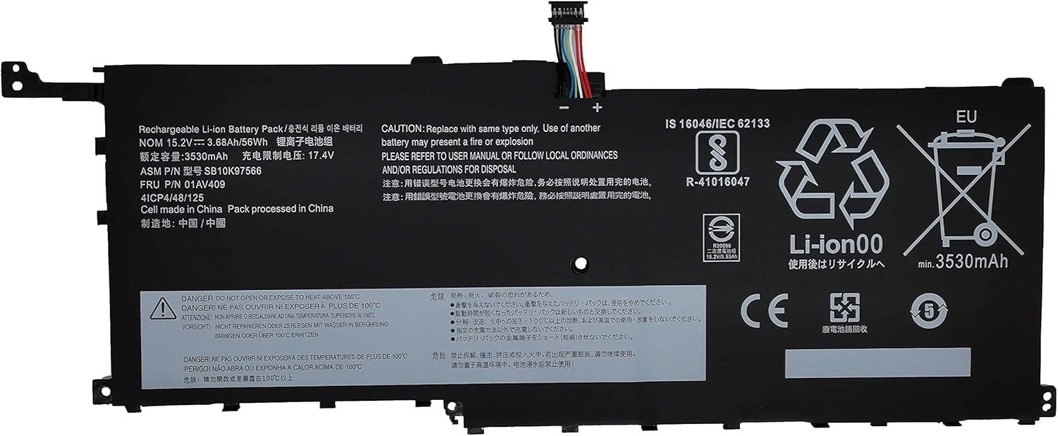 SB10F46466 SB10F46467 Battery for Lenovo ThinkPad X1 Yoga Gen1 Gen2