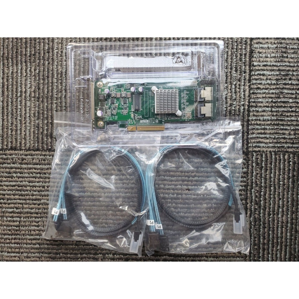 OEM 9211-8i 6Gbps HBA LSI FW:P20 IT Mode ZFS FreeNAS unRAID+2* 4*SATA cable US