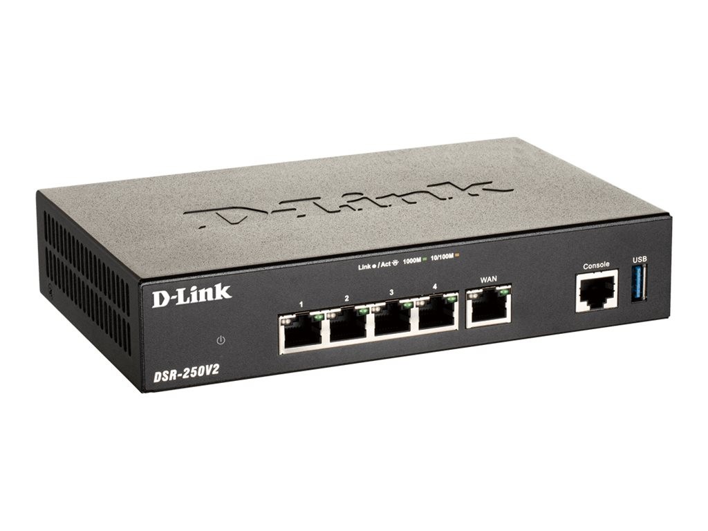 D-Link DSR-250V2 VPN Security Router Wi-Fi 1Gbps DSR-250V2/E