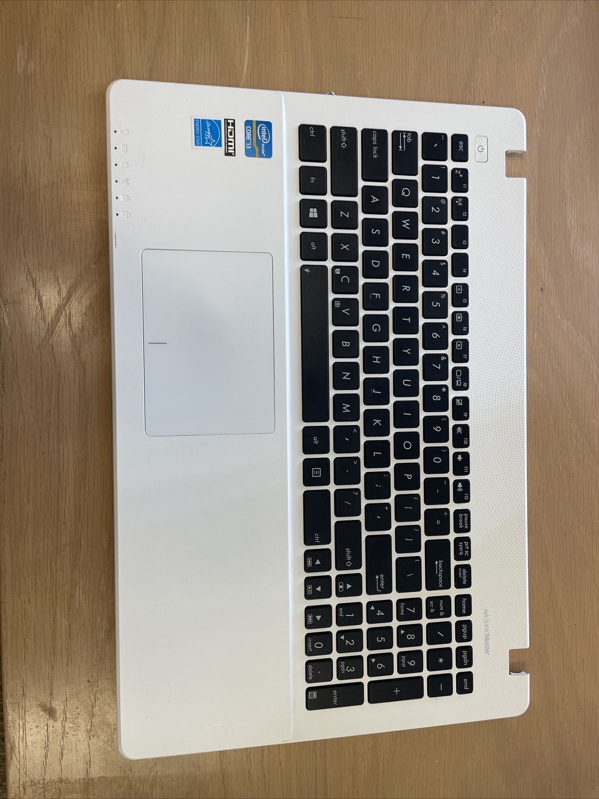 13NB00T3AP0211 ASUS Palmrest Top Cover W/ Keyboard and Touchpad AS-IS