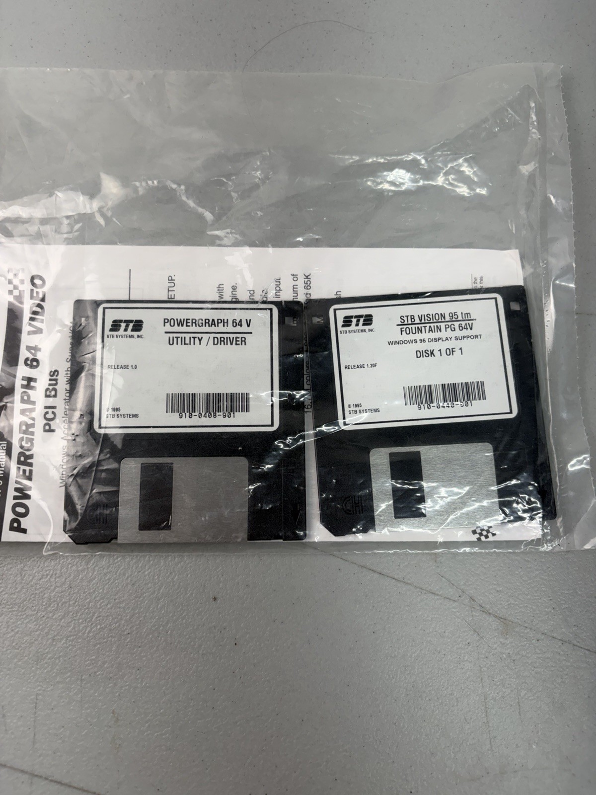 3.5" Floppy Disks Power Graph 64 Vintage Software
