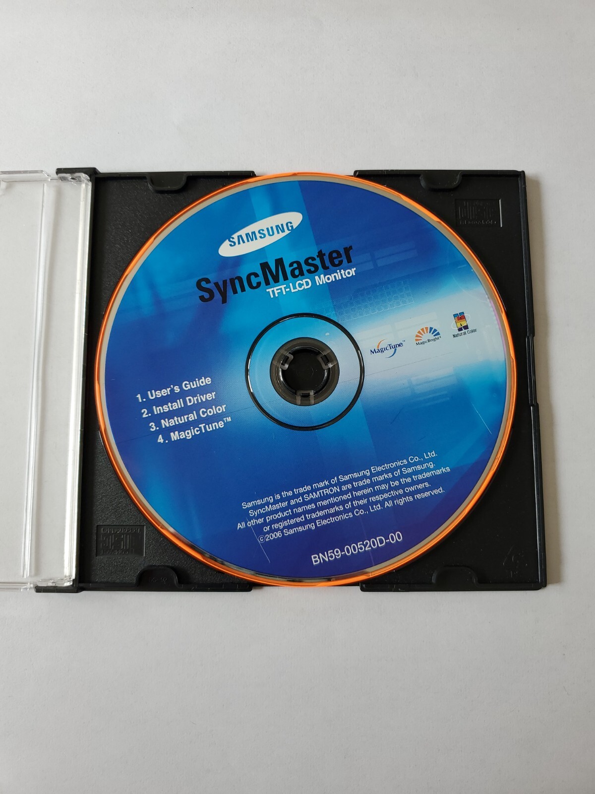 Samsung SyncMaster Driver Software CD Disk Only For TFT-LCD Monitor 2006