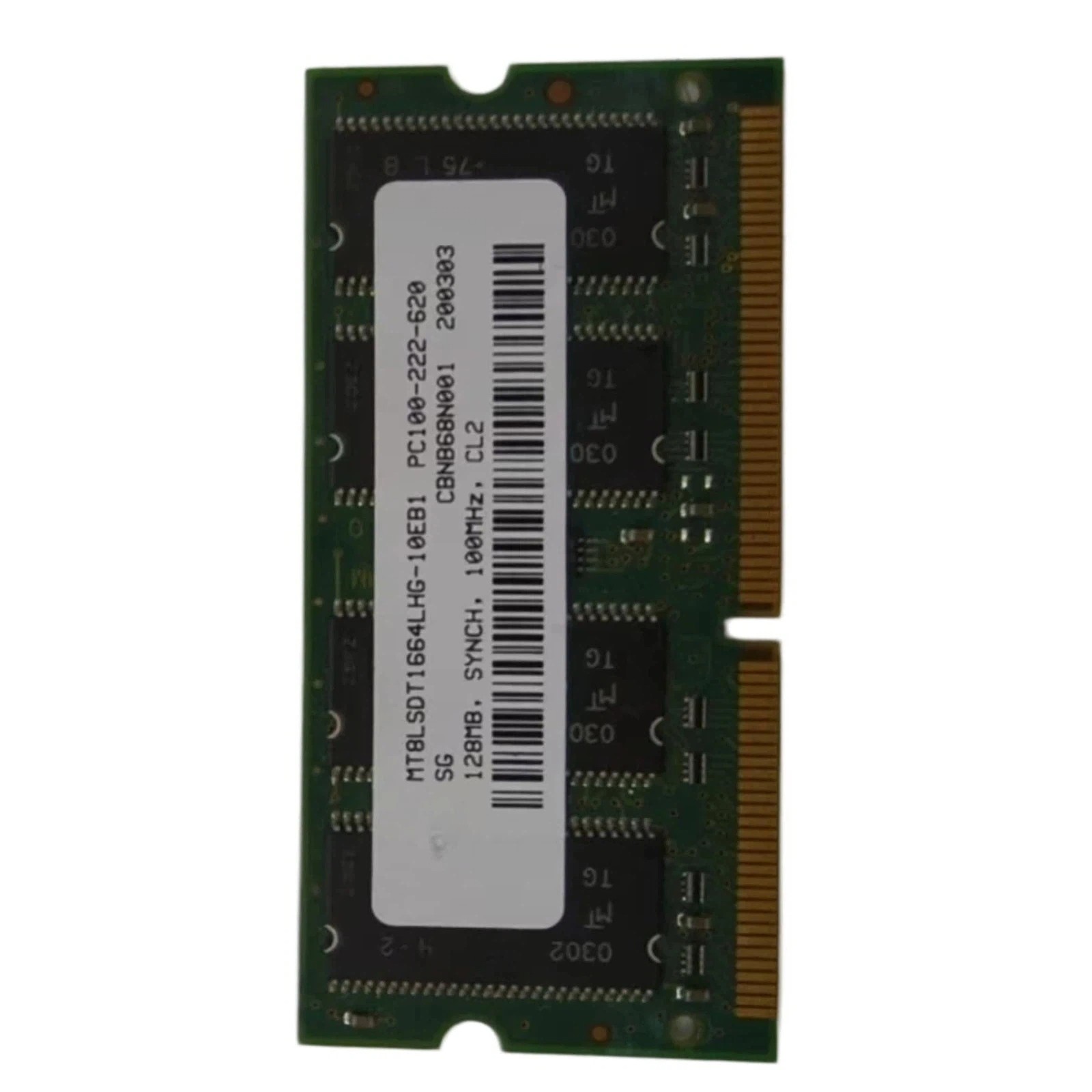 Printer Parts MT8LSDT1664HG-10EB1 Memory PC100-222-620 Fits For Micron 128MB