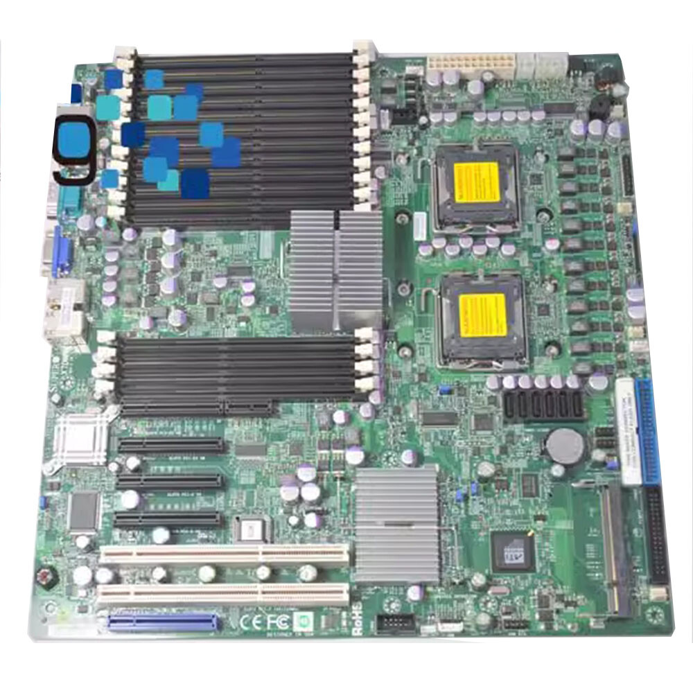 For Supermicro X7DWN+5400 chip LGA771 dual channel server motherboard