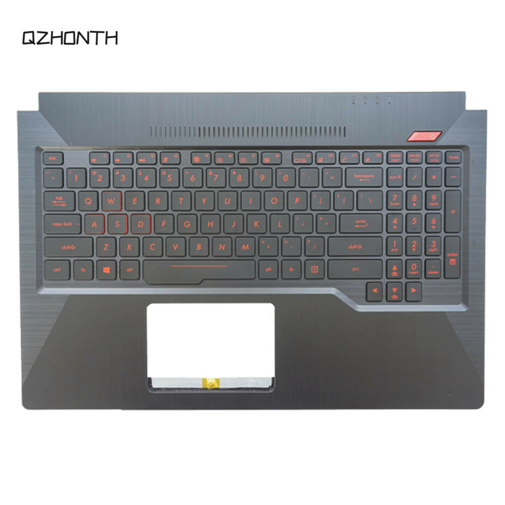 Used ASUS FX503 FX503VD FX503VD-EH73 Palmrest with US Keyboard 90NR0GN1-R31US0