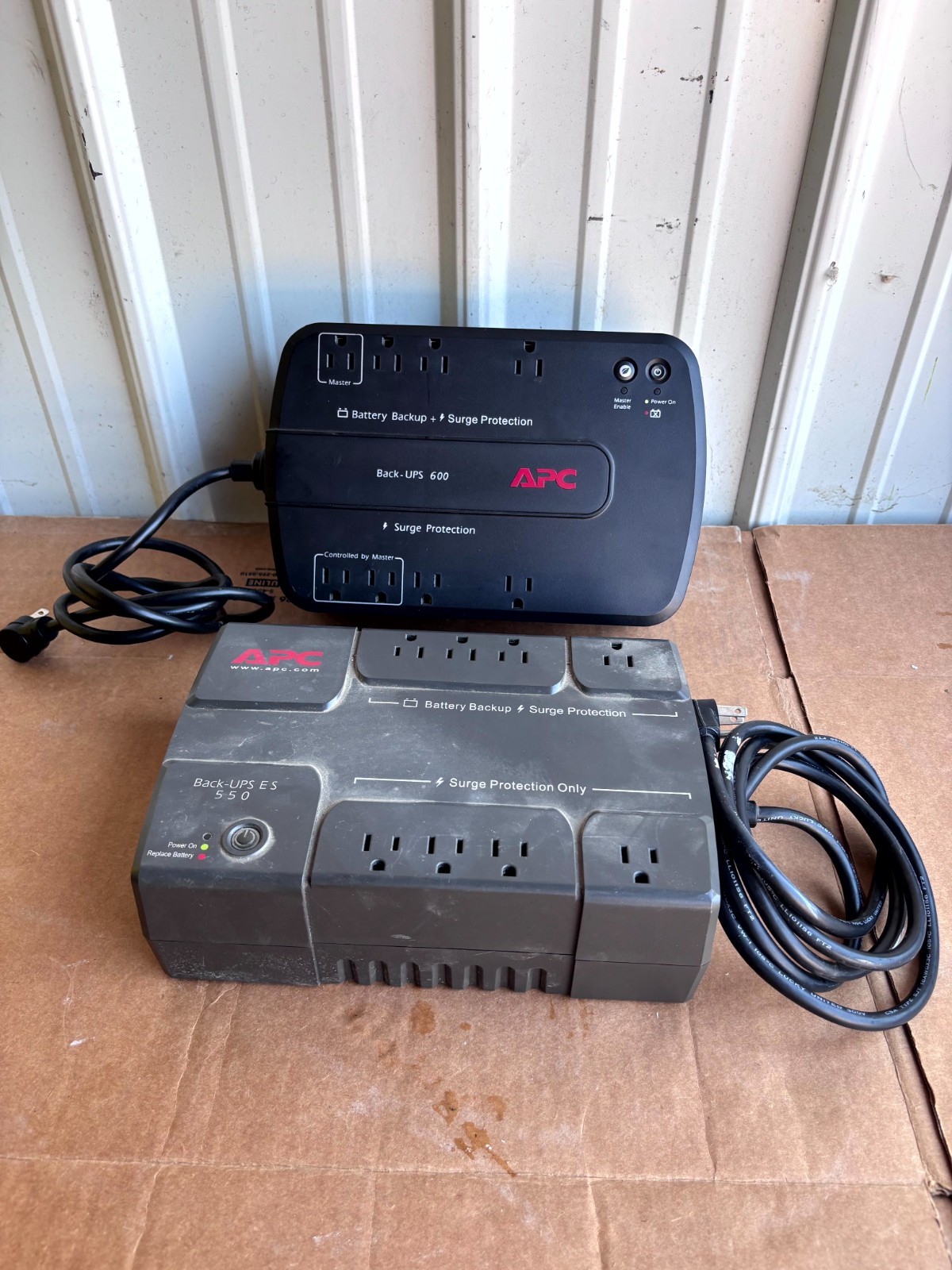 APC Back-UPS BN600MC 600VA & BE550R 550VA WITH Batteries Backup Tested Lot
