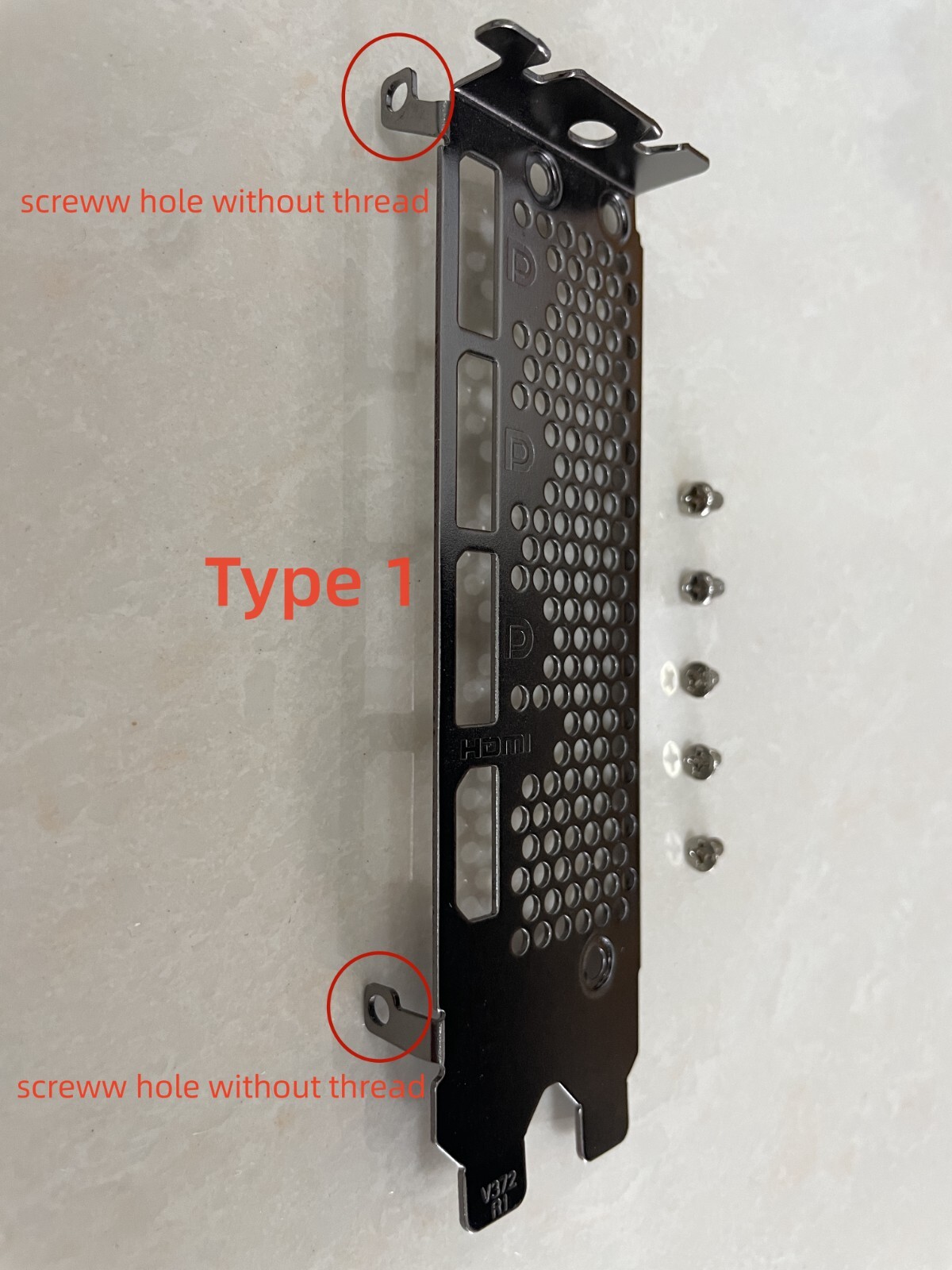 2PCS Baffle Plate Bracket for MSI RTX 3060 RTX 3070 RTX 3080 RTX 3090 Video Card