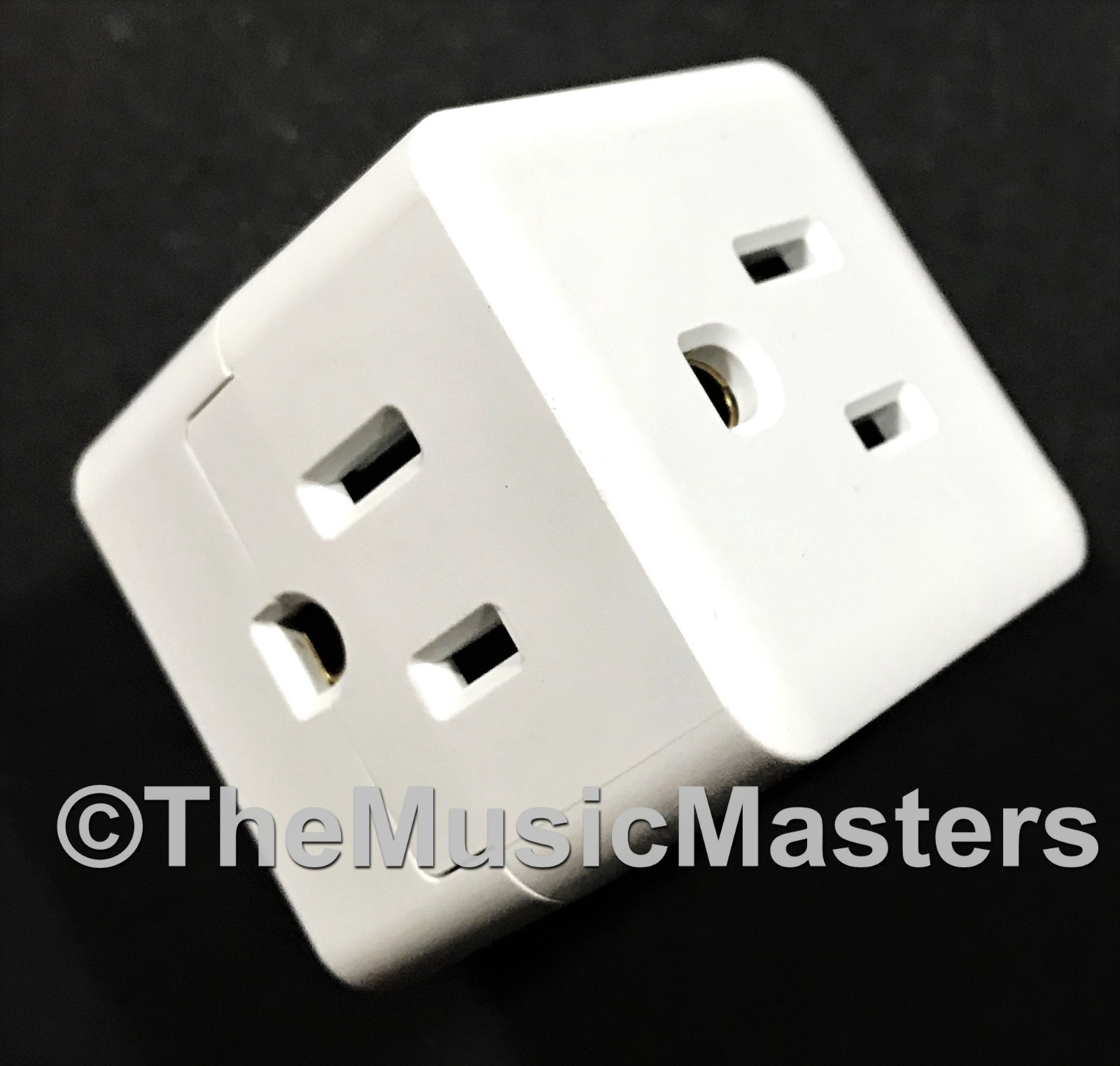 Grounded UL Listed 3 Outlet Wall Plug Power Splitter CUBE Tap Electric Adapter