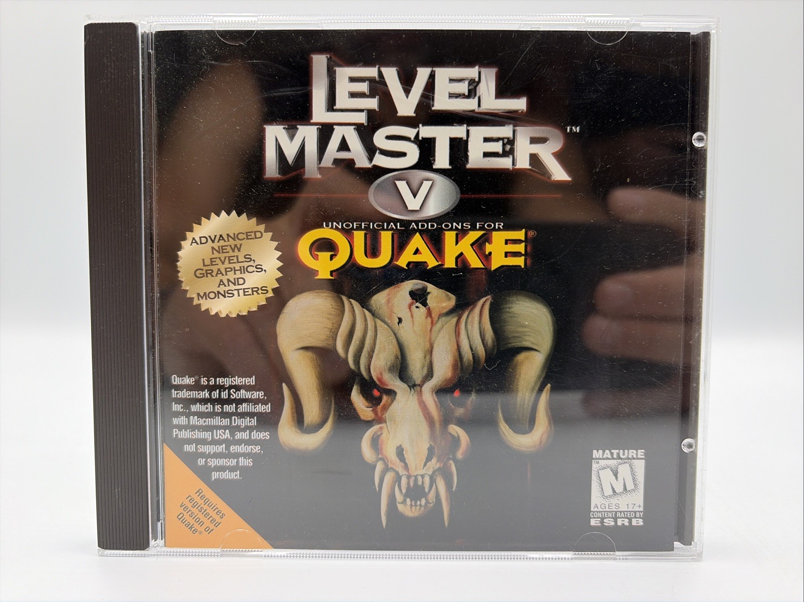 Level Master V For Quake PC CD add new levels graphics monsters to classic game