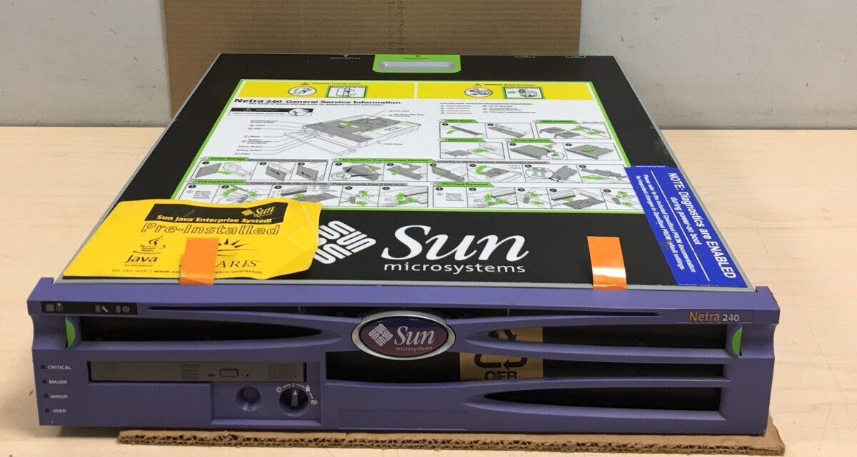 OPEN BOX  ORACLE SUN Netra 240 PN: 380-1365-02 (NO BOX)