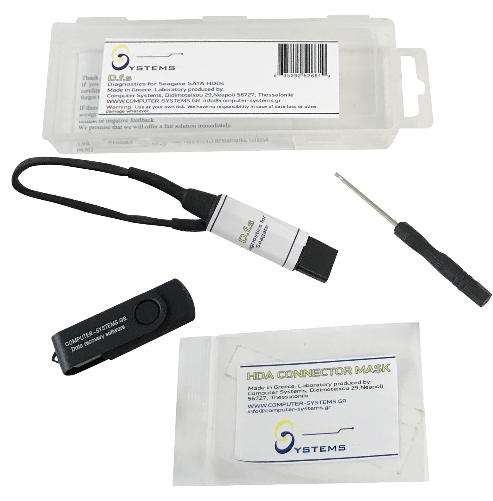 Diagnostics for Seagate (DfS) USB Data Recovery toolkit DIY for SATA HDDs
