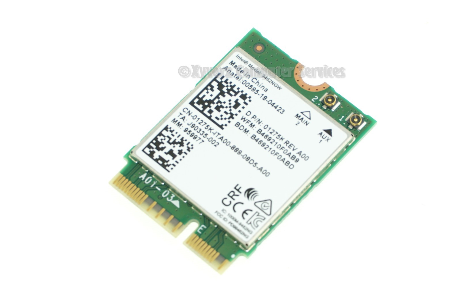 1275K 9462NGW GENUINE DELL WIRELESS BLUETOOTH CARD 3501 P90F (CB77)