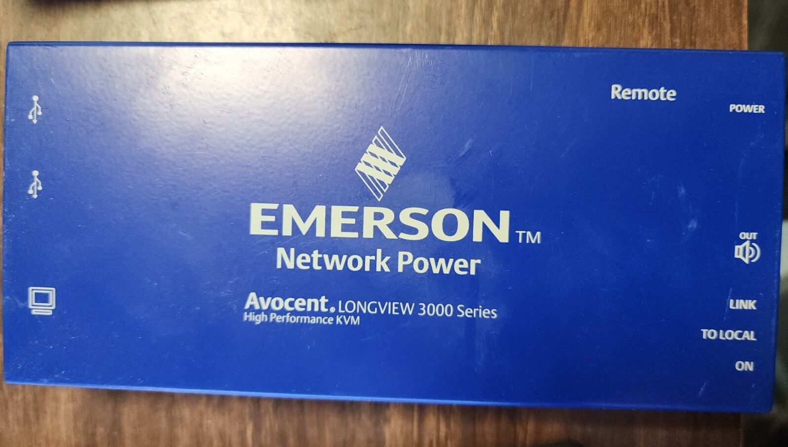 Emerson Avocent LongView 3000 Series High Performance KVM USB Extender Remote 