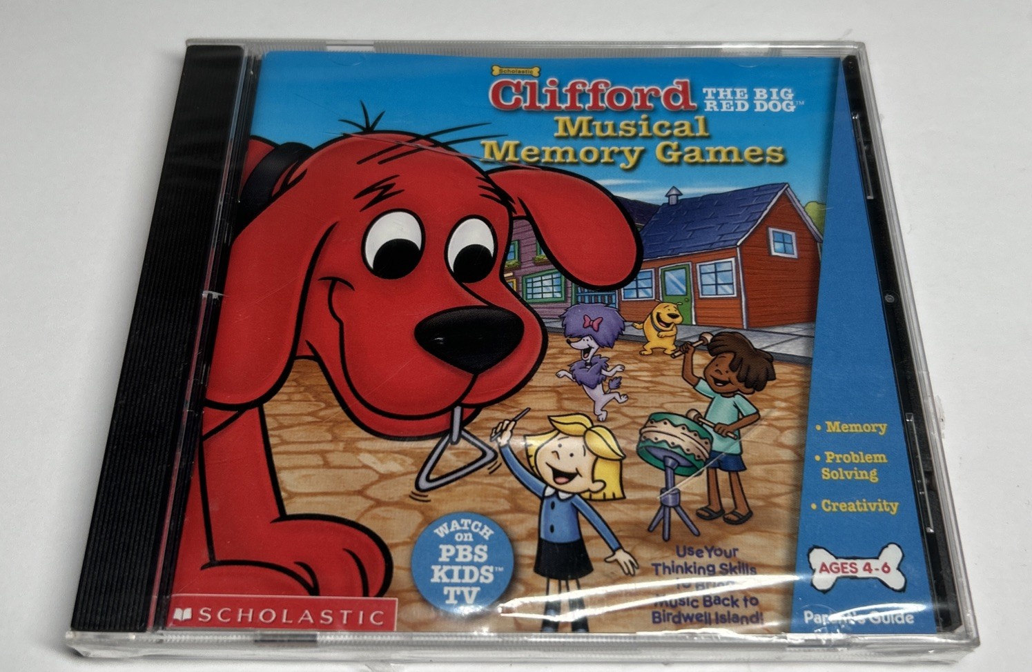 Clifford The Big Red Dog Musical Memory Games Scholastic PC Sealed