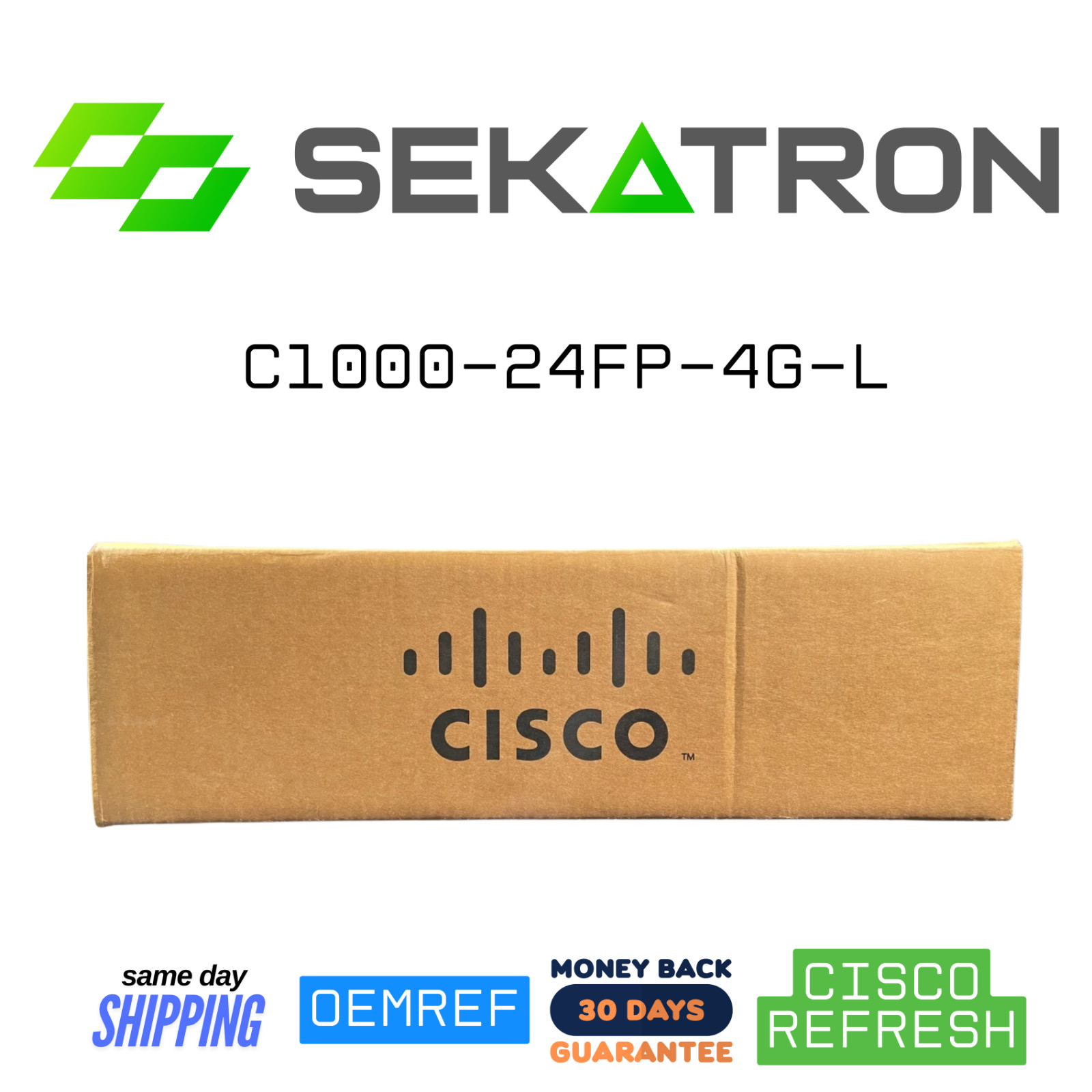 🔀 Cisco Refresh C1000-24FP-4G-L • 24× PoE+ Gigabit Ports • 4× SFP Uplinks ⚡