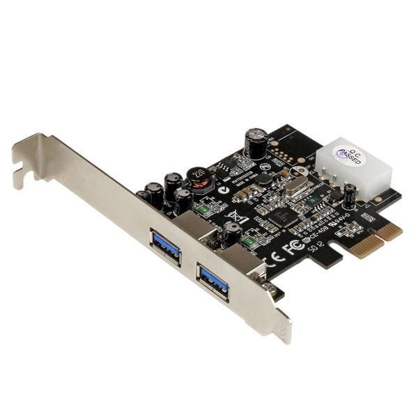 StarTech PEXUSB3S25 2 Port PCI Express (PCIe) SuperSpeed USB 3.0 Card Adapter